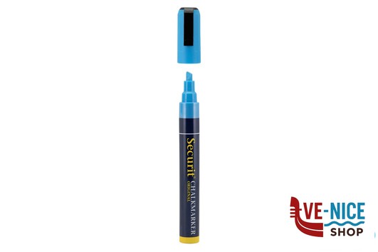 altri PENNARELLO A GESSO LIQUIDO SINGOLO, PUNTA MEDIA 2-6 MM, COLORE BLU SMA510-BU SECURIT