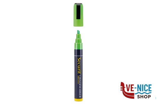 altri PENNARELLO A GESSO LIQUIDO SINGOLO, PUNTA MEDIA 2-6 MM, COLORE VERDE SMA510-GR SECURIT