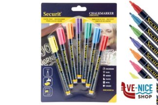 altri SET 7 PENNARELLI A GESSO LIQUIDO, PUNTA FINE 1-2 MM, COLORI ASSORTITI BL-SMA100-V7-AS SECURIT