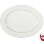 porcellana PERA BIANCO-PIATTO OVALE CM 35,5X27,5 KUTAHYA SERAMIK