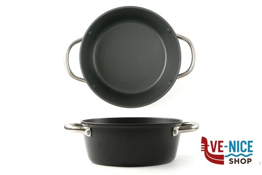antiederente PERFECT CHEF-CASSERUOLA 2 MANICI CM.28 - MANICI INOX IMPORT COTTURA