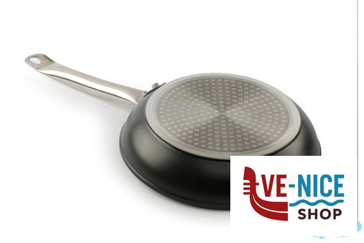 alluminio PERFECT CHEF-PADELLA CM.20 - MANICO TUBOLARE INOX IMPORT COTTURA - immagine 2