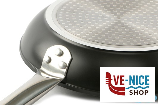 alluminio PERFECT CHEF-PADELLA CM.24 - MANICO TUBOLARE INOX IMPORT COTTURA - immagine 3