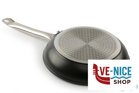 alluminio PERFECT CHEF-PADELLA CM.24 - MANICO TUBOLARE INOX IMPORT COTTURA - immagine 2