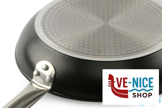 alluminio PERFECT CHEF-PADELLA CM.28 - MANICO TUBOLARE INOX IMPORT COTTURA - immagine 2