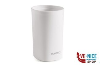 accessori bagno PERFETTO-PORTASPAZZOLINI POLIPROPILENE BIANCO CM 8X8X13 LA PIACENTINA