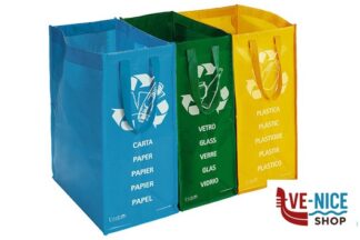 0 PERFETTO SET 3 CONTENITORI RICICLA 468D LA PIACENTINA