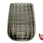 vetro PERLAGE-BICCHIERE ACQUA IN VETRO GRIGIO CL.36 IMPORT TAVOLA PROFESSIONAL
