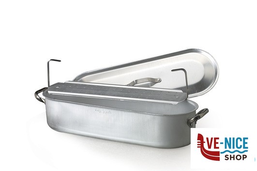 alluminio PESCERA CON GRIGLIA ALLUMINIO CM.40 AGNELLI AGNELLI