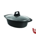 inox PETRAVERA-CASSERUOLA OVALE CM 34X24 PER INDUZIONE AETERNUM S.R.L