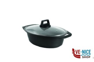 inox PETRAVERA-CASSERUOLA OVALE CM 34X24 PER INDUZIONE AETERNUM S.R.L