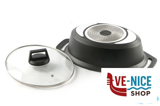 inox PETRAVERA-CASSERUOLA OVALE CM 34X24 PER INDUZIONE AETERNUM S.R.L - immagine 2