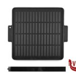 altre pentole PIASTRA COTTURA GHISA -DOUBLE FACE- LISCIA E ONDULATA CM 30X30 ILSA