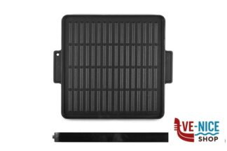 altre pentole PIASTRA COTTURA GHISA -DOUBLE FACE- LISCIA E ONDULATA CM 30X30 ILSA