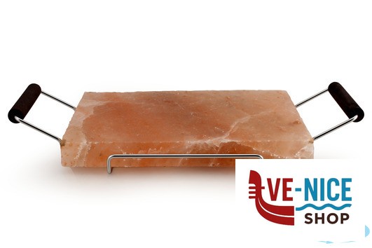 altre pentole PIASTRA SALE RETTANGOLARE 20X30 C MAN 33MM BISETTI - immagine 2