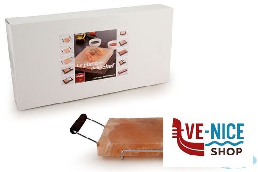 altre pentole PIASTRA SALE RETTANGOLARE 20X30 C MAN 33MM BISETTI - immagine 3