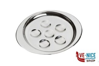 acciaio PIATTO LUMACHE INOX 6 POSTI CM 20X17 ILSA