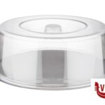 porta torta/formaggio PIATTO TORTA INOX CM 30XH.11 CON COPERCHIO POLISTIRENE 00065 APS  ASSHEUER POTT GMBH E CO KG