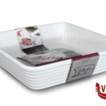 pirofile PIROFILA BIANCA QUADRA CM.24 B2021-1118M IMPORT COTTURA