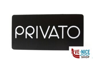 segnaletiche PITTOGRAMMI PVC NERO - PRIVATO CM 32,5X16 PR26-PR STILCASA