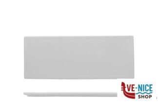 ceramica PLANKO- BASE GOURMET RETT. 35,6X14,4X1,1 BIANCO IMPORT TAVOLA PROFESSIONAL