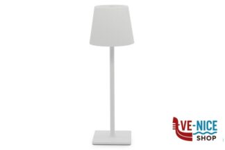 lampade PLISSE-LAMPADA TAVOLO LED CM.10XH.34 BIANCA IMPORT TAVOLA PROFESSIONAL
