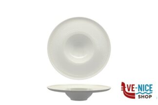 fondo POINT- PIATTO PASTA GOURMET CM 22 A FALDA ARIANE FINE PORCELAIN