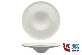 fondo POINT- PIATTO PASTA GOURMET CM 28 A FALDA ARIANE FINE PORCELAIN