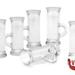 vetro POLO TRASPARENTE - CONFEZIONE  6 BICCHIERI VODKA CC.45 BORGONOVO