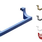 accessori tavola/cucina PORTA CANOVACCIO CM 35X9,5X8,5 COLORI ASSORTITI BIANCO GRIGIO TORTORA SUPER 78 SRL