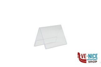 arredamento PORTAPOSTER DA TAVOLO IN ACRILICO FORMATO CAVALLETTO A7, CM 10,6X7,8X6,7 PFT-ACV-A7 SECURIT