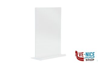 arredamento PORTAPOSTER DA TAVOLO IN ACRILICO FORMATO RETTO A L A5, CM 15X21,3X5,4 PFT-ACV-A5 SECURIT