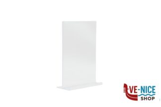arredamento PORTAPOSTER DA TAVOLO IN ACRILICO FORMATO RETTO A L A6, CM 10,7X15,5X4,7 PFT-ACV-A6 SECURIT