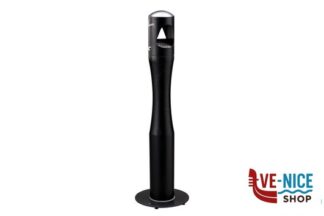 posacenere PORTACENERE INOX COLONNA SAGOMATO BIRKIN NERO MEDIAL INTERNATIONAL SPA SOCIO UNICO