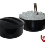 accessori da portata PORTAGHIACCIO POLIPROPILENE CON GRIGLIA LT.12 NERO  5824 MC DI MONTAGNER