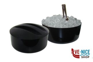 accessori da portata PORTAGHIACCIO POLIPROPILENE CON GRIGLIA LT.12 NERO 5824 MC DI MONTAGNER