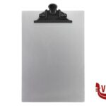 porta menu PORTAMENU IN METALLO CON CLIP DI METALLO MOLTO RESISTENTE E MODERNO. FORMATO A4 CM 33,2X22,8   MC-CBA4-MT SECURIT