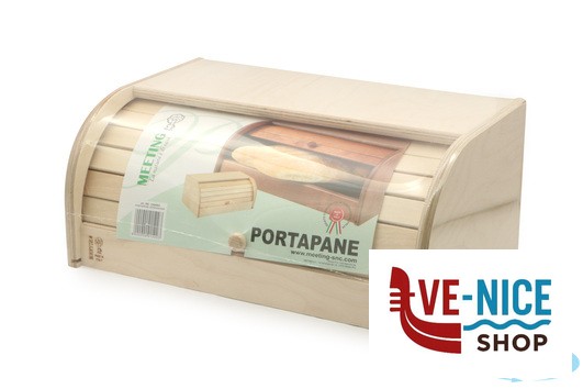 accessori da portata PORTAPANE LEGNO CHIARO CM 39X25H17 MEETING - immagine 3