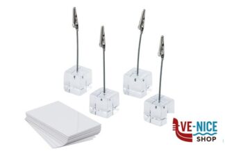 0 PORTATARGHE NUMERO SET 4 PEZZI CM 12XH.8 IN ACRILICO APS  ASSHEUER POTT GMBH E CO KG