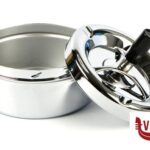 posacenere POSACENERE A PULSANTE INOX CM.11 073017 EVA