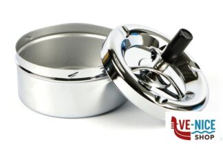 posacenere POSACENERE A PULSANTE INOX CM.11 073017 EVA