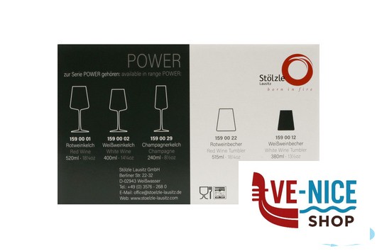 vetro cristallino POWER - BICCHIERE ACQUA CL. 38 STOLZLE LAUSITZ GMBH - immagine 3