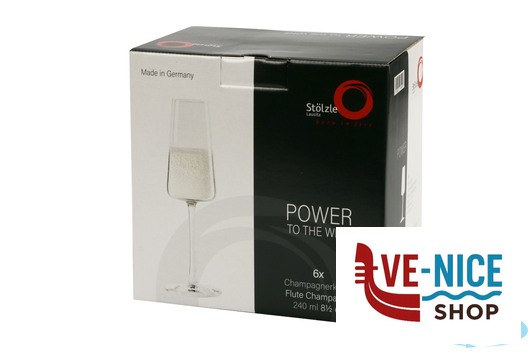 vetro cristallino POWER - CALICE FLUT CHAMPAGNE CL. 24 1590029 STOLZLE LAUSITZ GMBH - immagine 3