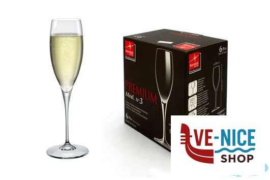 vetro PREMIUM-CONFEZIONE.6 CALICI CL 25 NR.3 CHAMPAGNE BORMIOLI ROCCO - immagine 4
