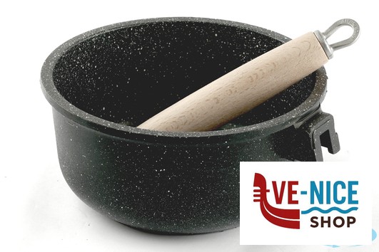 antiederente PRESSOFUSO 660 - CASSERUOLA 1 MANICO CM 18 ALLUMINIO PRESSOFUSO FAL84ZE FALCOPRESS SRL - immagine 2