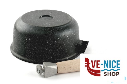 antiederente PRESSOFUSO 660 - CASSERUOLA 1 MANICO CM 18 ALLUMINIO PRESSOFUSO FAL84ZE FALCOPRESS SRL - immagine 3