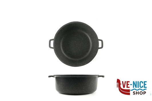 antiederente PRESSOFUSO 660 - CASSERUOLA CM 20 ALLUMINIO PRESSOFUSO FAL84HE FALCOPRESS SRL