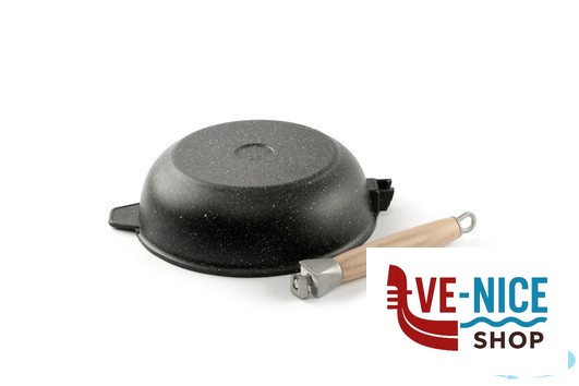 antiederente PRESSOFUSO 660 - PADELLA ALTA CM 20 ALLUMINIO PRESSOFUSO FAL76LE FALCOPRESS SRL - immagine 2