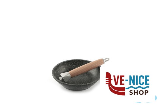 padelle/wok PRESSOFUSO 660 - PADELLA BASSA CM 18 ALLUMINIO PRESSOFUSO FAL75EE FALCOPRESS SRL - immagine 3
