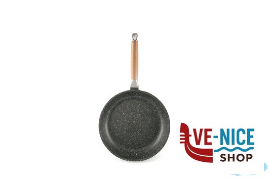 padelle/wok PRESSOFUSO 660 - PADELLA BASSA CM 24 ALLUMINIO PRESSOFUSO FAL75GE FALCOPRESS SRL - immagine 3